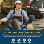GCI Outdoor Comfort Pro Chair, Heathered Pewter Gray