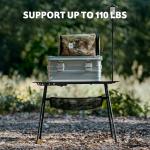 Naturehike Tactical Camping Table with Adjustable Height, Collapsible Table Lightweight with Carry Bag for Camping, Travel expeditions, Hiking, Picnics, BBQs & Beach Trips