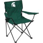 Logo Brands NCAA Michigan State Spartans Quad Chair, Unisex Adult Chair with One Cup Holder, Team Color, One Size