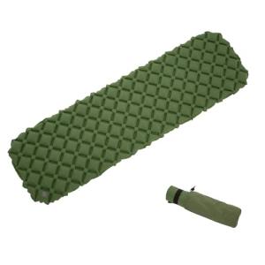 Ultralight Waterproof Inflatable Sleeping Pad with Storage Bag – 75.6”L×22.8”W×1.98”Th Single Air Mattress for Camping/Backpacking/Hiking/Traveling (Green, Single)