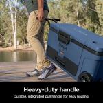 Ninja | Cooler | FrostVault 65QT Cooler with Wheels | Insulated with Temp Dry Storage Drawer | Keeps Ice Cold for Days | for The Beach, Camping, Picnics & More | Lakeshore Blue | FB265BL