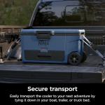 Ninja | Cooler | FrostVault 65QT Cooler with Wheels | Insulated with Temp Dry Storage Drawer | Keeps Ice Cold for Days | for The Beach, Camping, Picnics & More | Lakeshore Blue | FB265BL