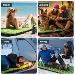 Gear Doctors ApolloAir 5.2 R-Value [17oz] Ultralight Insulated Inflatable Camping Sleeping Pad — Backpacking Sleeping Pad — Camping Mattress Compact Lightweight for Hiking—Air Mattress for Backpacking