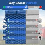 HiiPeak Camping Sleeping Pad for Outdoor Double Air Mattress
