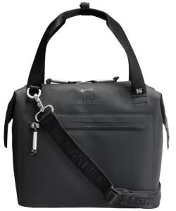 STANLEY All Day Julienne Mini Soft Cooler Bag and Lunch Box 7.4 Quarts | 10 Can Cooler with Handles and Strap | Stays Cold for Hours | Insulated Travel Bag with Zipper | BPA-Free | Black