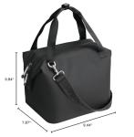 STANLEY All Day Julienne Mini Soft Cooler Bag and Lunch Box 7.4 Quarts | 10 Can Cooler with Handles and Strap | Stays Cold for Hours | Insulated Travel Bag with Zipper | BPA-Free | Black