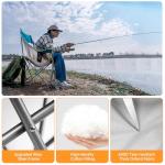 Oversized Camping Chair for Adults – Heavy Duty Folding Chair with Cup Holders, Storage Pocket & Carry Bag – Outdoor Padded Camp Chair for Camping, Backyard, Fishing & Sports – Supports 400lbs