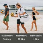 RTIC Ultra-Light 22 Quart Hard Cooler Insulated Portable Ice Chest Box for Drink, Beverage, Beach, Camping, Picnic, Fishing, Boat, Barbecue, 30% Lighter Than Rotomolded Coolers, Trailblazer