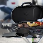 Coleman RoadTrip 285 Portable Stand-Up Propane Grill with 3 Adjustable Burners & Instastart Ignition, 20,000 BTUs of Power for Outdoor Cooking, Camping, Tailgating, Grilling, BBQs, & More