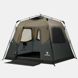 CAMEL CROWN Instant Tents for Camping 2-4 Person Tent Waterproof Easy Setup Sets Up in 60 Seconds Backpacking Tents with Carry Bag for Outdoor Hiking Sandy Brown