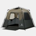 CAMEL CROWN Instant Tents for Camping 2-4 Person Tent Waterproof Easy Setup Sets Up in 60 Seconds Backpacking Tents with Carry Bag for Outdoor Hiking Sandy Brown