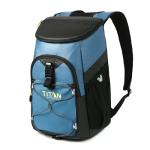 Titan Deep Freeze Backpack Cooler 24 Can Cooler Bag Insulation, Marine Blue