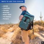 Titan Deep Freeze Backpack Cooler 24 Can Cooler Bag Insulation, Marine Blue