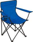Trademark Innovations Folding Outdoor Beach Camp Chair, 18" L x 31" W x 32" H, Blue