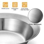 Odoland Stainless Steel Camping Mess Kit for Family & 2 Person, Cooking Tableware Utensils with Plates Bowls Forks Spoons Knives & Savings Bag for Camping, Backpacking, Hiking, Picnic, 2 Person Set