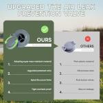 Kdti Camping Sleeping Pad with Pillow, Built-in Foot Pump Inflatable Sleeping Pad, Ultralight Air Mattress, Durable Waterproof Camping Pad for for Tent, Backpacking, Hiking