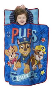 Paw Patrol We're a Team Toddler Nap-Mat Set– Quilted Nap Mat with Built-in Pillow and Plush Blanket – Portable Nap Mat for Daycare, Preschool, Sleepovers & Travel – for Boys or Girls