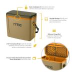 RTIC 16 Qt Road Trip Cooler, Hard Insulated Portable with Strap and Handle for Outdoor, Beach, Picnic, Camping, Sports, Travel, Trailblazer