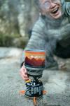 Jetboil MiniMo Camping and Backpacking Stove Cooking System with Adjustable Heat Control (Sunset)