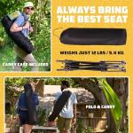 Wise Owl Outfitters Hammock Chair for Adults – Comfortable Portable Folding Rocking Camping Chair with Carry Bag – Great for Lawn, Campsite & Outdoors