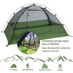 Clostnature Crux Lightweight Tent for Backpacking - 2 Person Ultralight Backpacking Tent, Waterproof Easy Setup Camping Tent, Hiking Tents for Outdoor, Hiking and Mountaineering