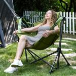 TIMBER RIDGE Hammock Camping Chair, Oversized Swinging Hammock Chair with Adjustable Back and Seat for Outdoor Lawn, Sports, Supports 400lbs, Green