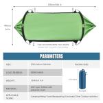 Professional Camping Hammock with Mosquito Net, Lightweight Portable Double, with Two 10 FT Hammock Tree Straps, 210T Nylon,Rain and Sun Protection,Hammock for Camping, Hiking, Yard, Backpacking