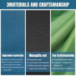 Professional Camping Hammock with Mosquito Net, Lightweight Portable Double, with Two 10 FT Hammock Tree Straps, 210T Nylon,Rain and Sun Protection,Hammock for Camping, Hiking, Yard, Backpacking