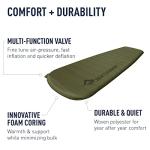 Sea to Summit Camp Plus Self-Inflating Foam Sleeping Mat for Camping, Rectangular - Large (79 x 25 x 3 inches)