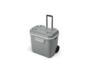 Coleman Classic Series Insulated Portable Rolling Cooler with Wheels, Leak-Resistant Outdoor Hard Cooler Keeps Ice up to 5 Days, 65-Quart