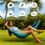 2Pack Hammocks| Camping Hammock | Portable Outdoor Hammock Set | for Hiking, Backpacking and Camping | 2pcs(Blue)