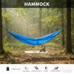 2Pack Hammocks| Camping Hammock | Portable Outdoor Hammock Set | for Hiking, Backpacking and Camping | 2pcs(Blue)