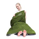 Friendriver XL Size Upgraded Version of Camping Sleeping Bag 4 Seasons Warm and Cool, Lighter Weight, Adults and Children Can Use Waterproof Camping Bag, Travel and Outdoor Activities (Green, Single)