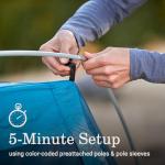 Coleman Skydome 4-Person Screen Room Camping Tent with Dark Room Technology