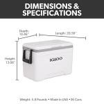 Igloo 25 QT Latitude Marine Ultra White Cooler