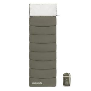 Naturehike 36-54℉ Camping Sleeping Bag for Adults, Spliceable Double Sleeping Bag 3 Seasons, Lightweight Waterproof Sleep Bags for Cold&Warm Weather (Black)