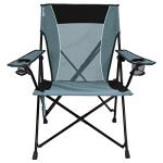 Kijaro Portable Camping Chairs - Enjoy the Outdoors with a Versatile Folding Sports Chair for Outdoor & Lawn - Dual Lock Feature Locks Position – Hallet Peak Gray