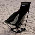 Wildhiker Portable High Back Folding Camping Chairs – Compact with Dual Sitting Modes, Pillow, Arm Pads and Side Pockets – Lightweight Chair for Motorcycle, RV, Festival, Travel – Black