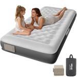 HiiPeak Air Mattress Twin Bed w Removable Multi-Function Air Pump, Self Inflatable TPU ECO Blow Up Bed, All Night Stability No Lost Air, No Peculiar Smell for Camping, Home, Guests & Portable Travel