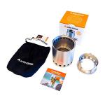 Solo Stove Titan Camping Stove Portable Stove for Backpacking and Outdoor Cooking Great Stainless Steel Camping Backpacking Stove Compact Wood Stove Design-No Batteries or Liquid Fuel Canisters Needed