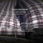 Teton Fahrenheit Mammoth, 0 Degree Double Sleeping Bag, A Warm Bag The Whole Family can Enjoy. Great for Camping, Hunting and Base Camp. Compression Sack Included