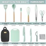 Camkinger Camping Accessories Kitchen Cooking Utensils Set - Portable Outdoor Camp Cookware Set, Silicone Camper Essentials Gear Must Have Supplies for Travel RV BBQ Grill Picnic Hiking