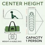 1-Person Backpacking Tent for 4-Season - Winter Waterproof Tent for One Person, Lightweight Camping Gear for Backpacking, Easy Set Up Cold Weather Essentials by Underwood Aggregator