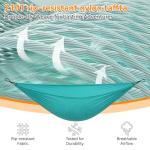 HIKEMAN Hammock for Camping Ultralight Hammocks Gear for Outdoors Backpacking Survival or Travel - Portable Lightweight Nylon - Up to 440lbs(Khaki)