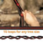 HIKEMAN Hammock for Camping Ultralight Hammocks Gear for Outdoors Backpacking Survival or Travel - Portable Lightweight Nylon - Up to 440lbs(Khaki)