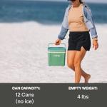 RTIC 8 QT Road Trip Personal Cooler, Small, Compact, Insulated, Portable Ice Chest Box for Food, Drink, Beverage, Beach, Camping, Picnic, Fishing, Boat, 12-Can Capacity, Apres Ski