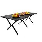 Evolve Heritage Collection Portable Low Alluminum Roll Up Travel Folding Table for Beach, Camping, & Picnic – Compact, Lightweight, Multi-Purpose for Indoor & Outdoor Use (Black)
