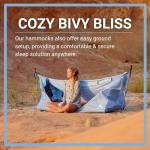 Haven Tent Original Lay-Flat Hammock Tent (Forest Green) – Comfortable Waterproof Camping Hammock with Mosquito Net – Includes Insulated Sleeping Pad & Rainfly