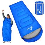 Sportneer Sleeping Bag - Wearable for Adults & Kids with Arm Zipper Holes in Cold & Warm Weather, Waterproof Portable Sleeping Bag for Camping, Hiking, Backpacking, Outdoor Travel