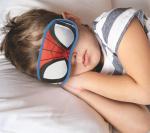 Marvel Spiderman 3 Piece Sleepover Set - Cozy & Warm Kids Slumber Bag with Pillow & Eye Mask (Official Marvel Product)